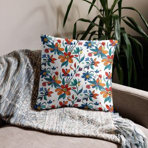 Cojín estampado Abril