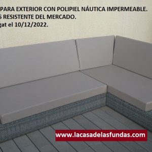 Fundas impermeables para cojines de 60 x 60 x 10